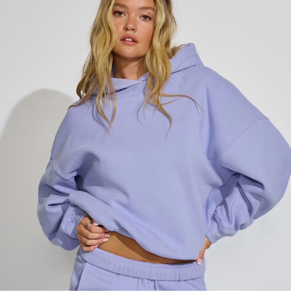 SOS!!!Garage Lilac Hooded Sweatshirt and Jogger Set